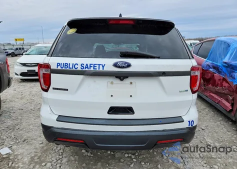 2018 Ford Explorer Police Interceptor z USA, uszkodzony, nr VIN 1FM5K8AR3JGA90602